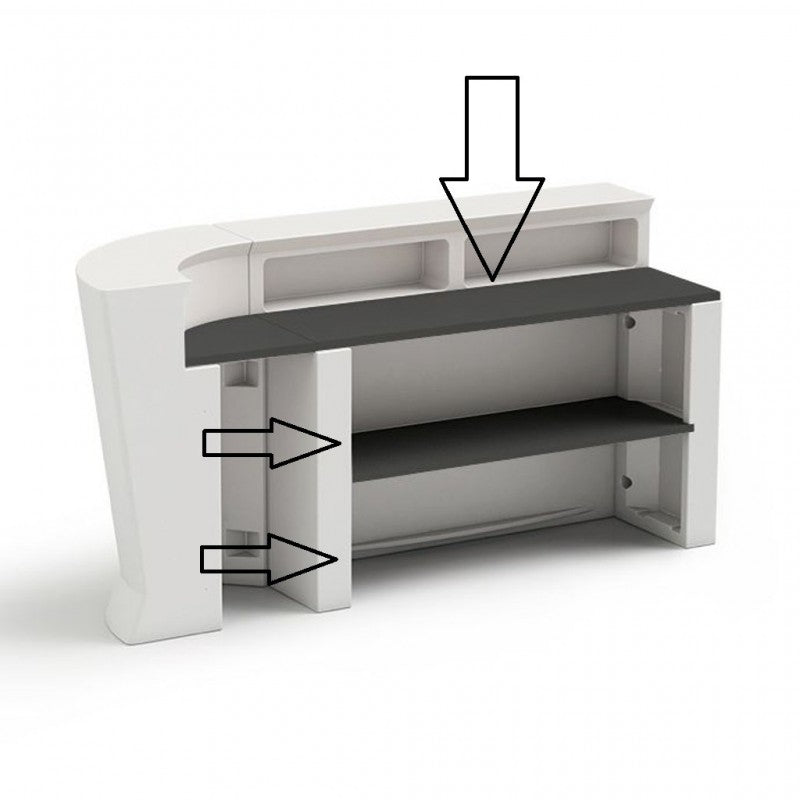Mobile Bar Luminoso LED per Cocktail Bar - Design Moderno | Evento Design