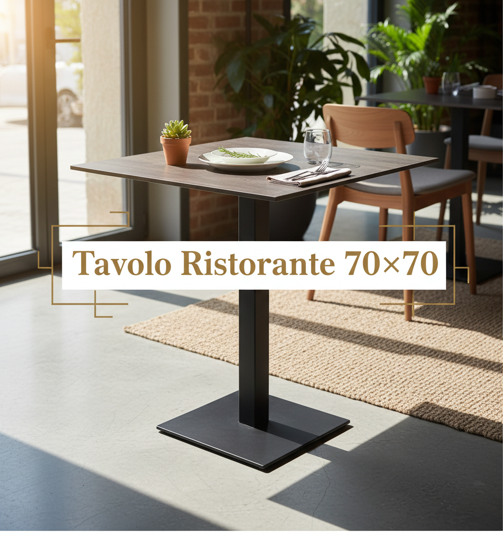 La nostra collezione di tavoli singoli per arredare il tuo locale