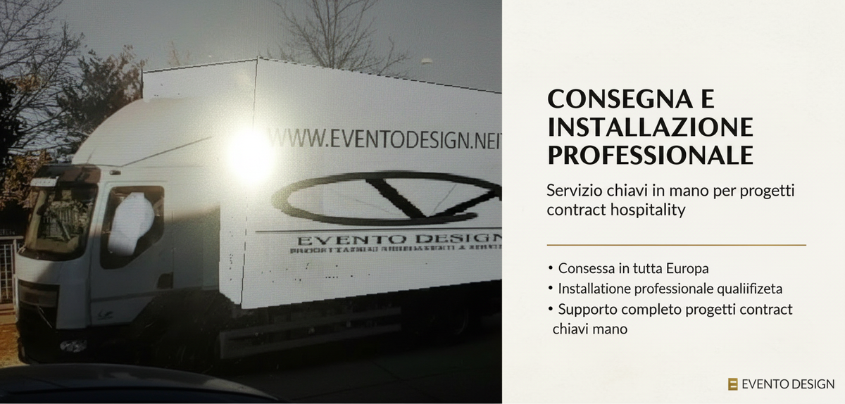 Consegna e Installazione Professionale: Il Servizio Chiavi in Mano di Evento Design