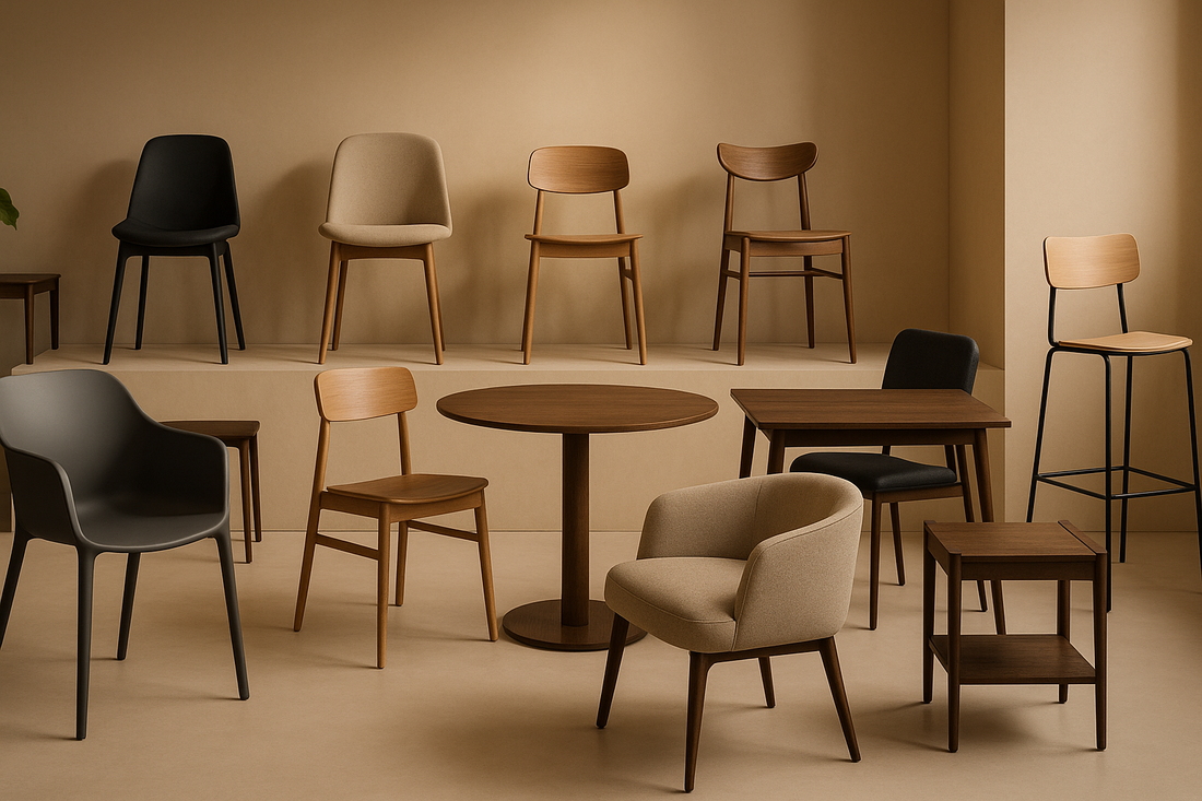 Linea sedie e sgabelli EV: La Libertà di Personalizzazione nell'Arredo