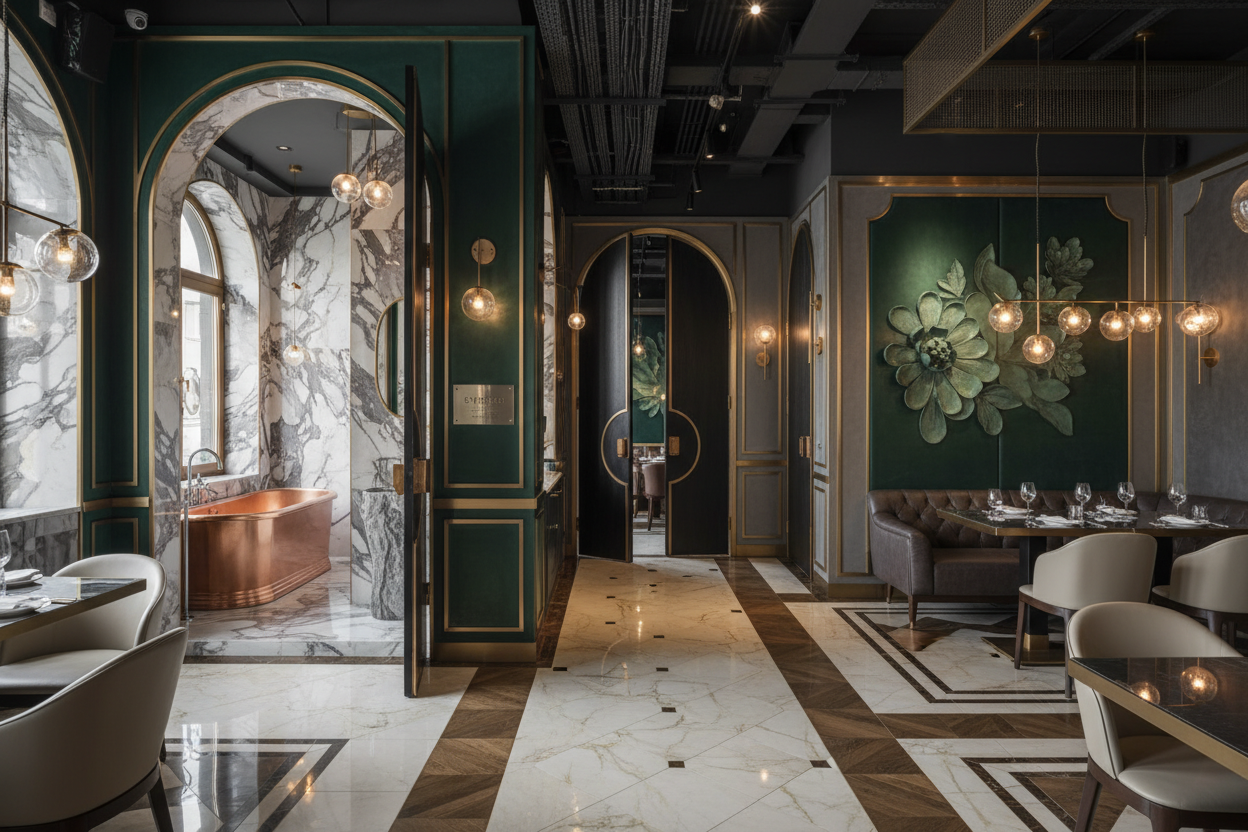 costruzione, ristrutturazione, arredamento, pavimenti, rivestimenti, mobili bagni, box doccia, rubinetteria, porte interne ed esterne, ed edilizia tecnica con la qualità Made in Italy di Evento Design.