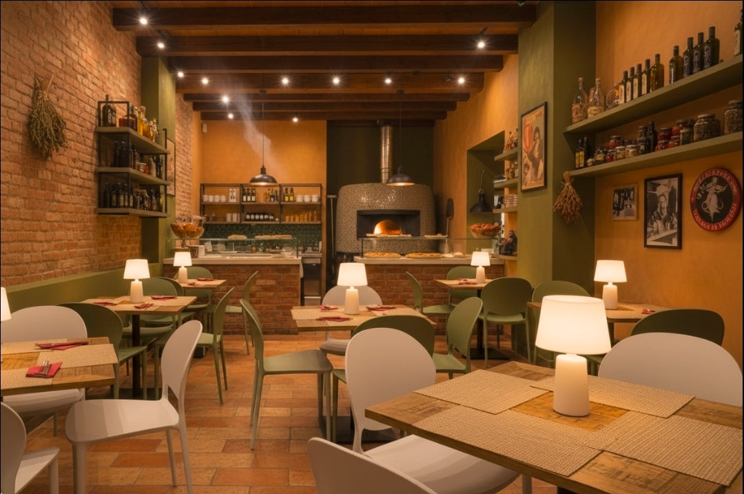 Arredamento Pub e Pizzeria a Roma: Tavoli, Sedie e Sgabelli Contract per Locali che Durano