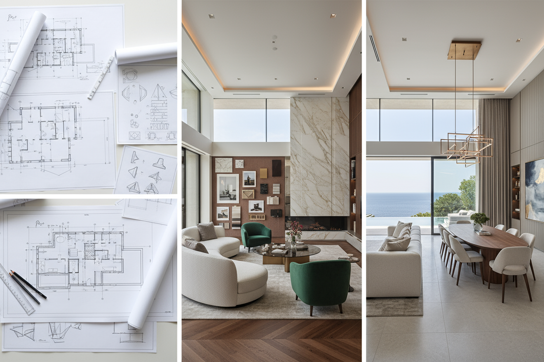 Ville di Lusso: Design d'Interni su Misura