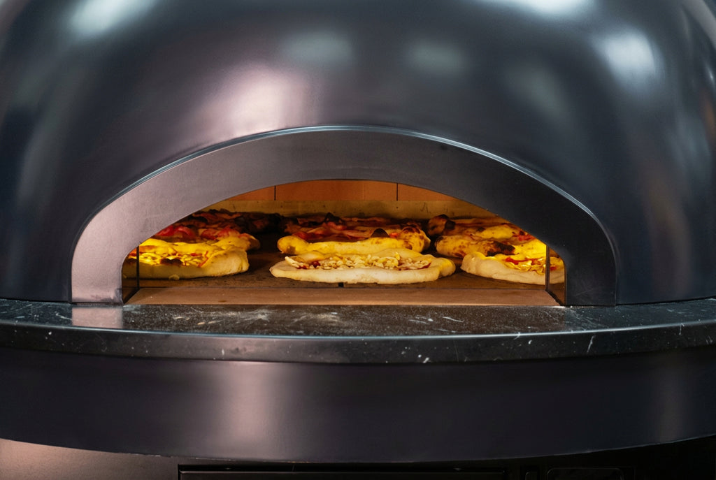Kit pizzeria professionale con forno elettrico o a legna gas