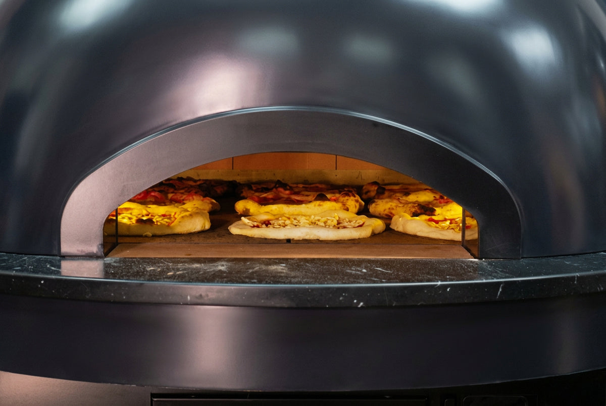 Kit pizzeria professionale con forno elettrico o a legna gas