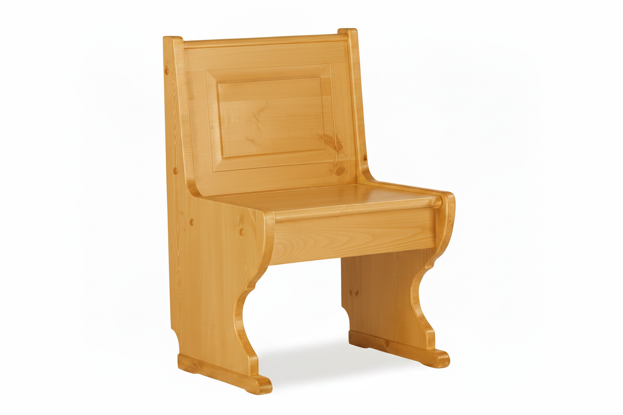 Panca in Legno Massello di Pino con Contenitore – Componibile