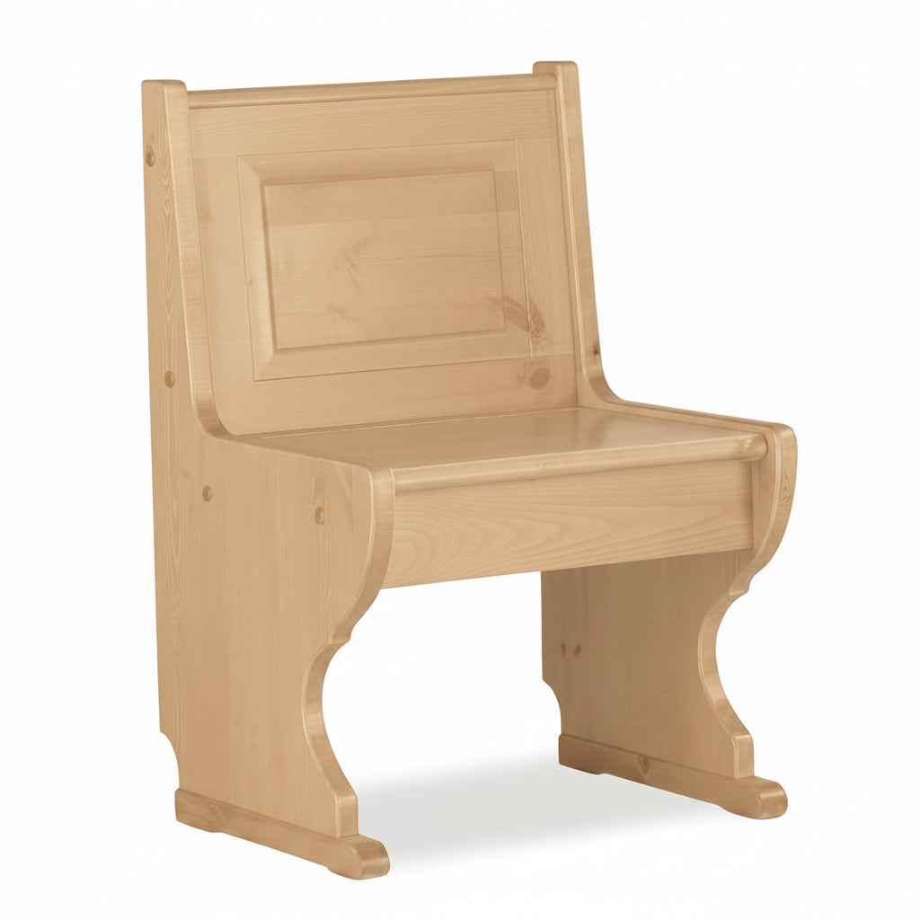 Panca in Legno Massello di Pino con Contenitore – Componibile