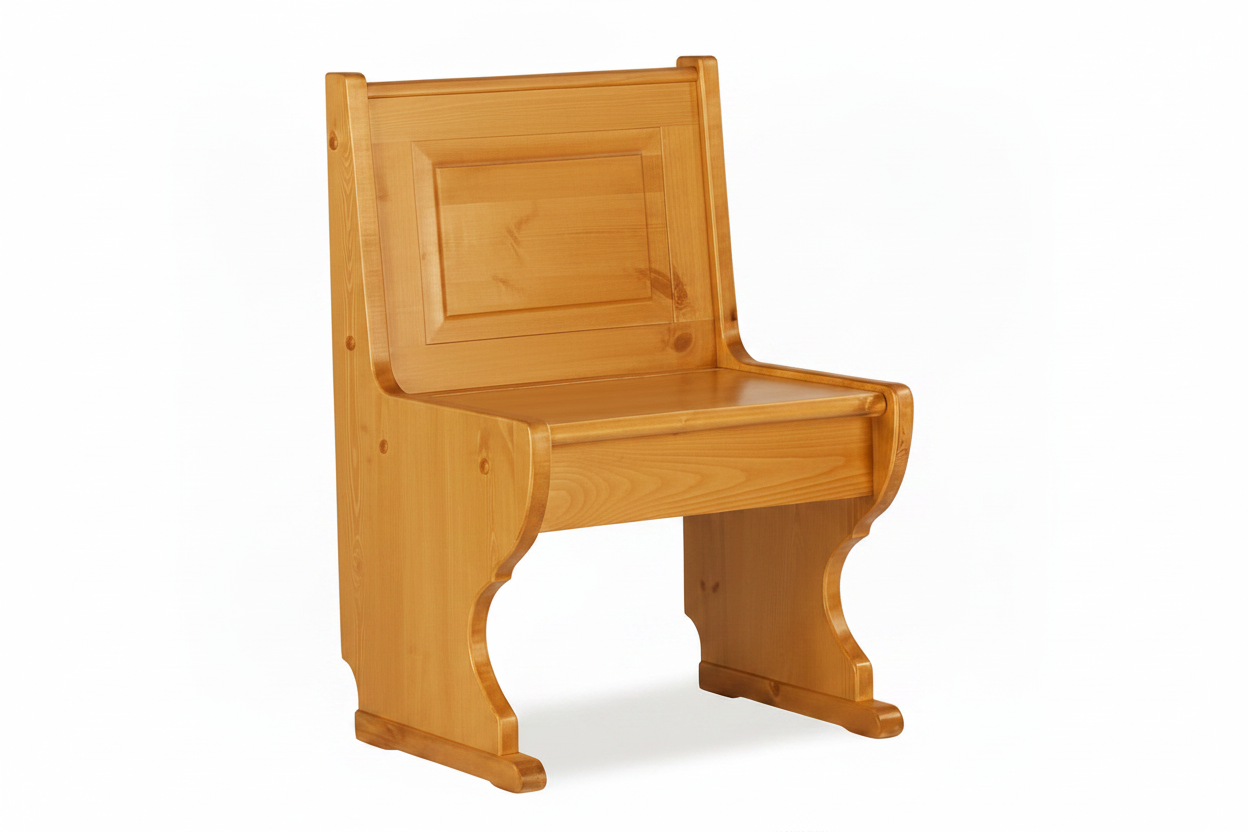 Panca in Legno Massello di Pino con Contenitore – Componibile