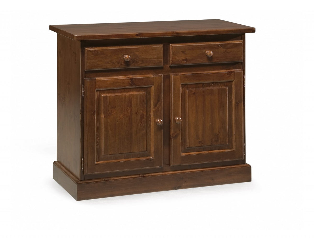 Credenza  BASSA in pino  2 Porte