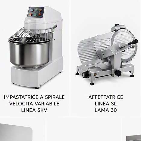 KIT PIZZERIA FORNO A GAS 18 PIZZE