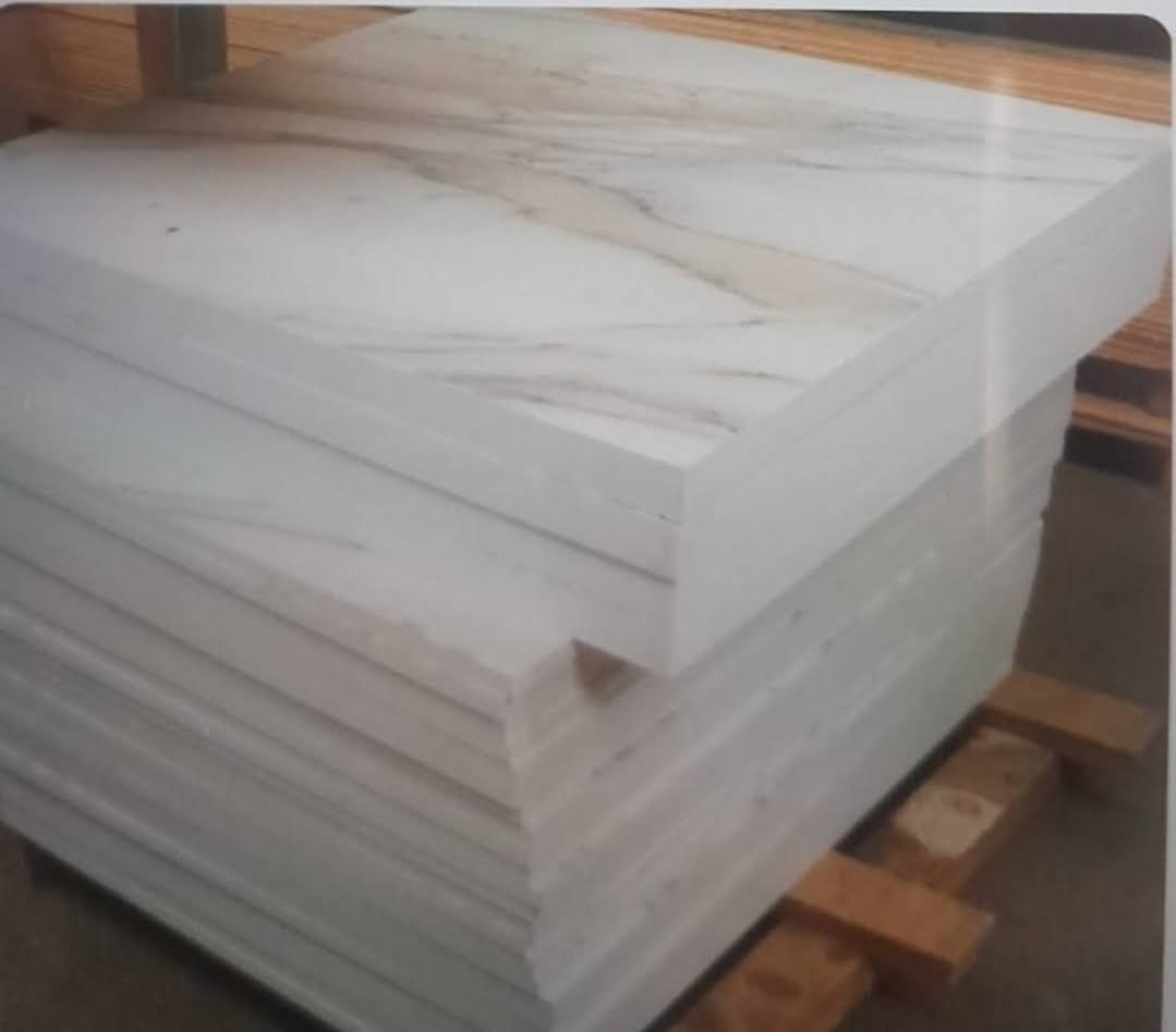 Piano Tavolo 70x70 Laminato Effetto Marmo Spessore 3,6cm - Contract Ristorante Bar