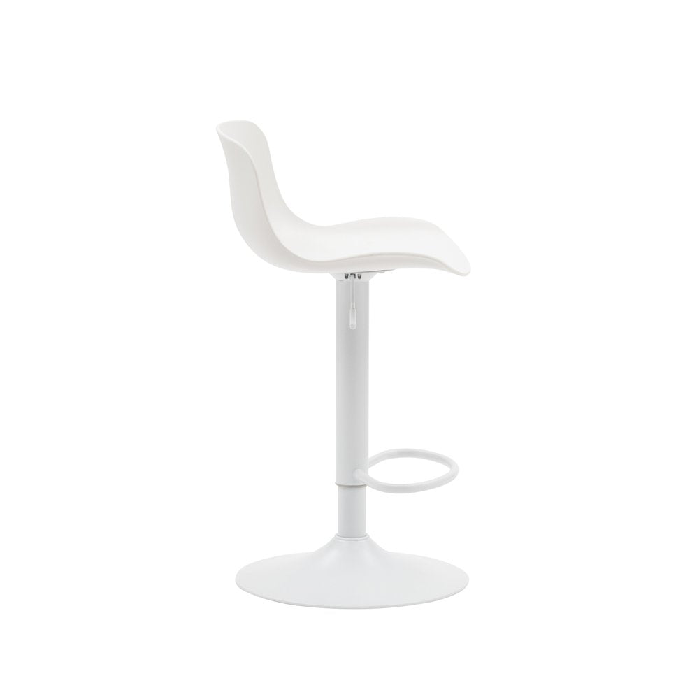 Sgabello girevole Bologna bianco
