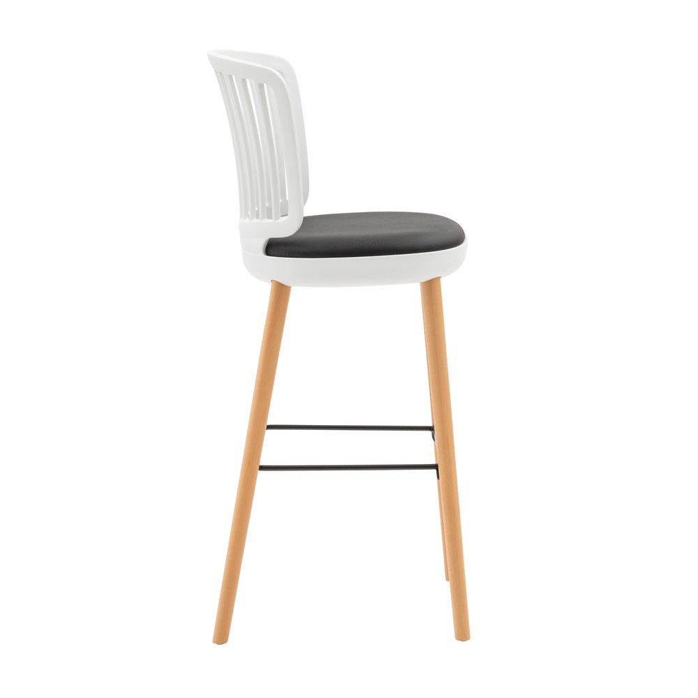 Sgabello alto TRENTO bianco