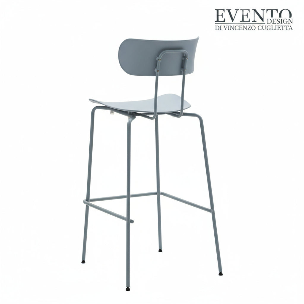 Sgabello MESTRE azzurro