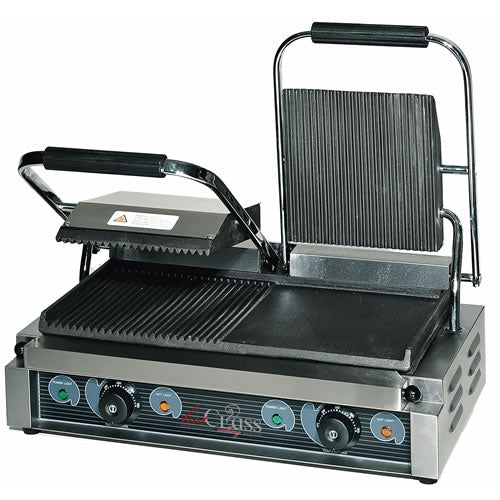 PIASTRA DOPPIA, 2 termostati indipendenti regolabili fino a 300°C