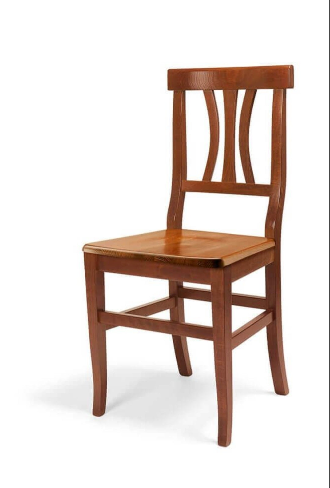 Sedia Arte Povera Faggio Tinta Noce - Arredo Ristorante Trattoria Contract