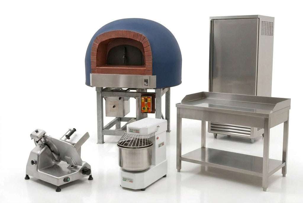KIT PIZZERIA FORNO A GAS 18 PIZZE