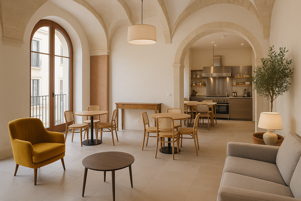 Area comune e colazione