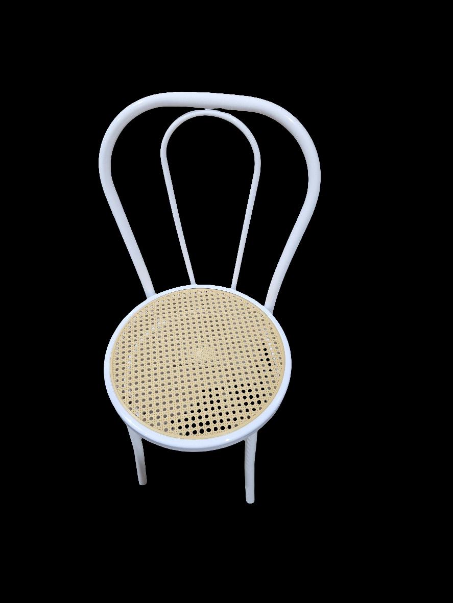 Sedia bistrot sedile finta paglia viennese per arredo bar