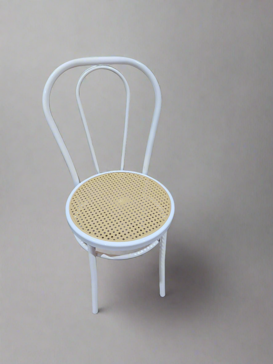 Sedia bistrot sedile finta paglia viennese per arredo bar