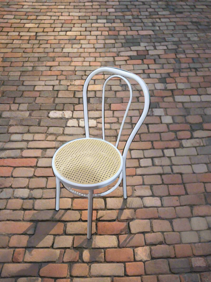 Sedia bistrot sedile finta paglia viennese per arredo bar