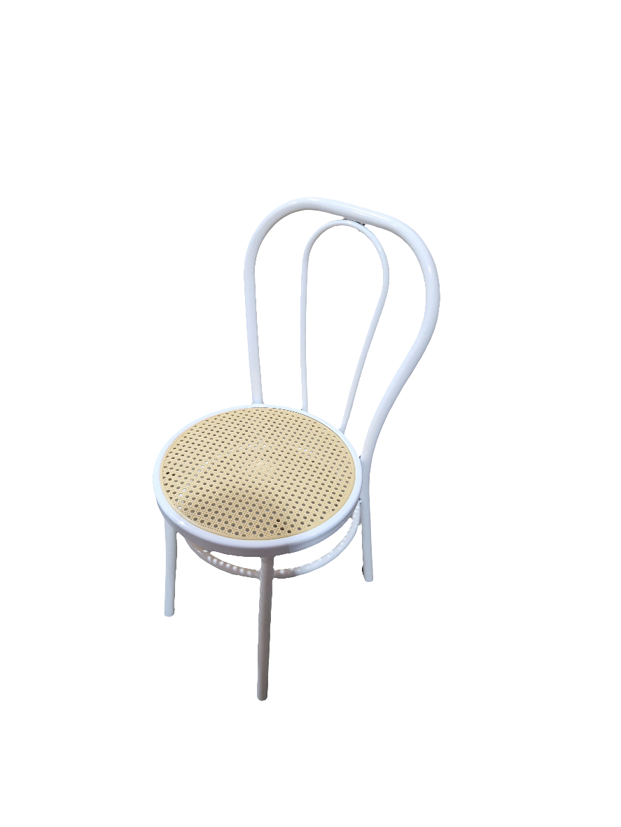 Sedia bistrot sedile finta paglia viennese per arredo bar