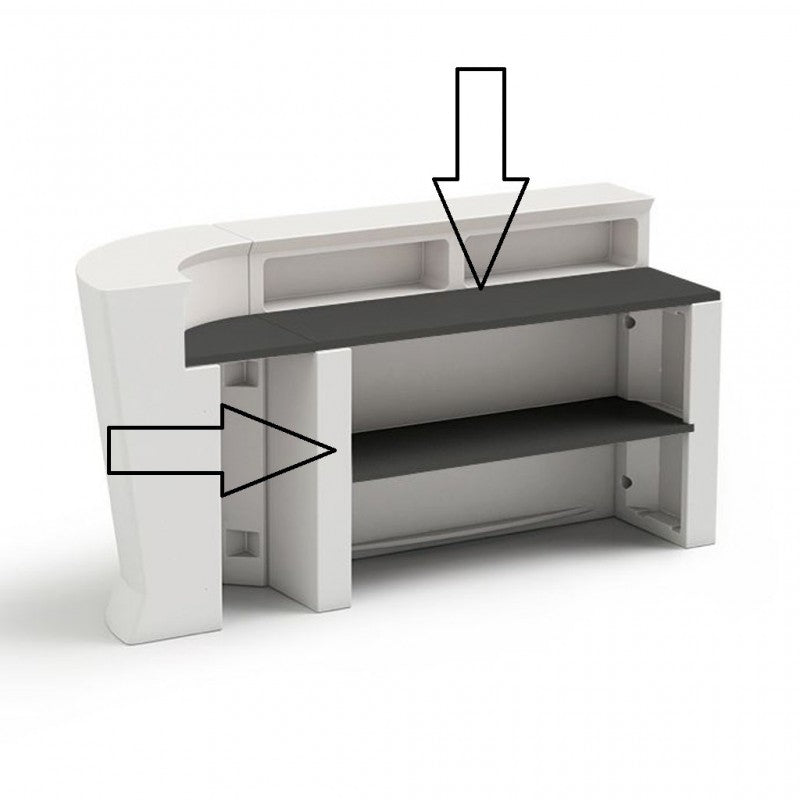 Mobile Bar Luminoso LED per Cocktail Bar - Design Moderno | Evento Design
