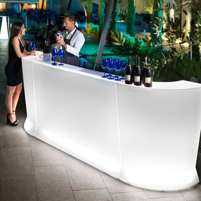Mobile Bar Luminoso LED per Cocktail Bar - Design Moderno | Evento Design