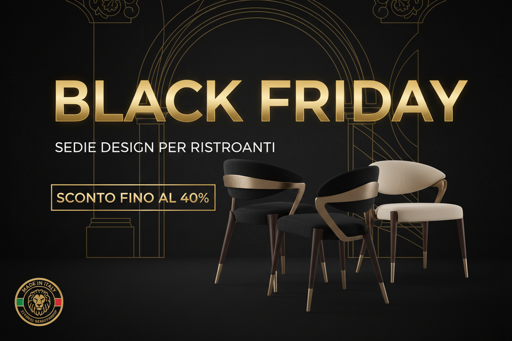 Banner Black Friday Sedie Design