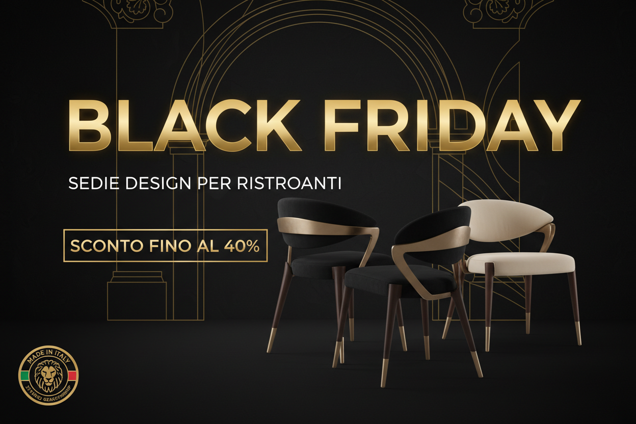 Banner Black Friday Sedie Design