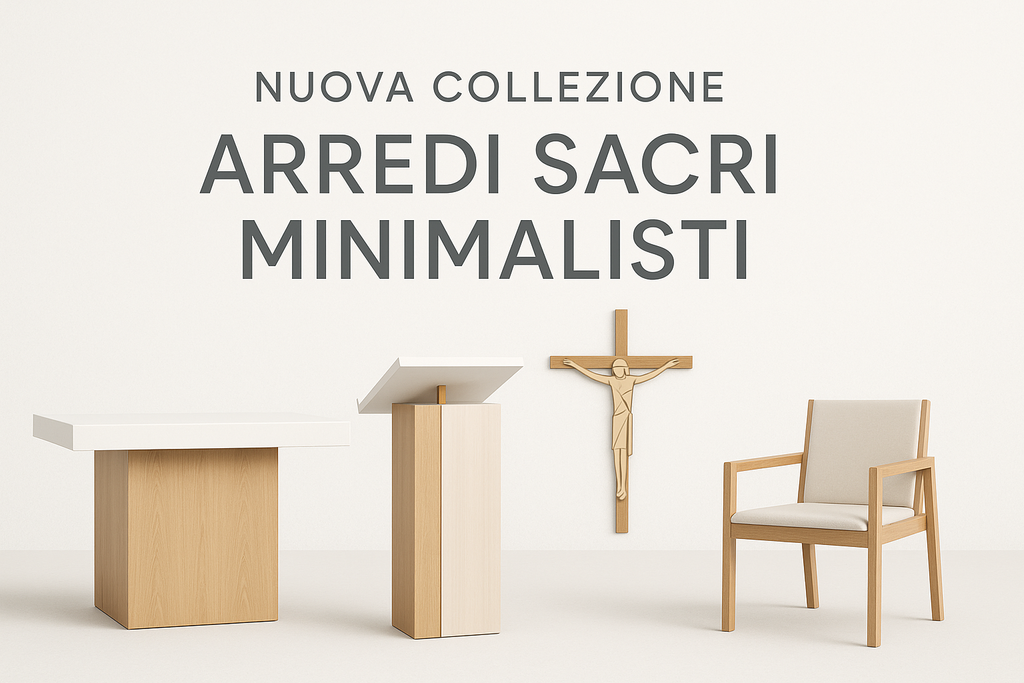 Banner Nuova Collezione Arredi Sacri Minimalisti