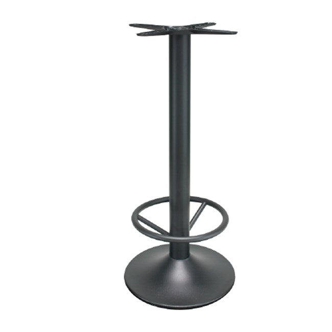 Base Tavolo Ghisa H108 con Poggiapiedi 14,5kg - Tavoli Alti Bar Pub Contract