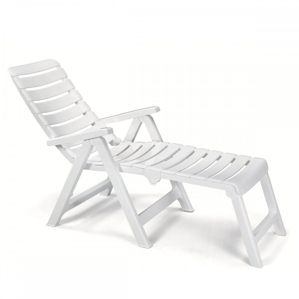 Lettino Pieghevole Cleopatra Bianco - Scab Design