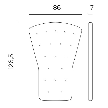 Cuscino da esterni per poltrona Folio Cuscino Folio