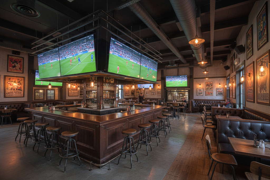 Format Pub Sportivo - Layout panoramico