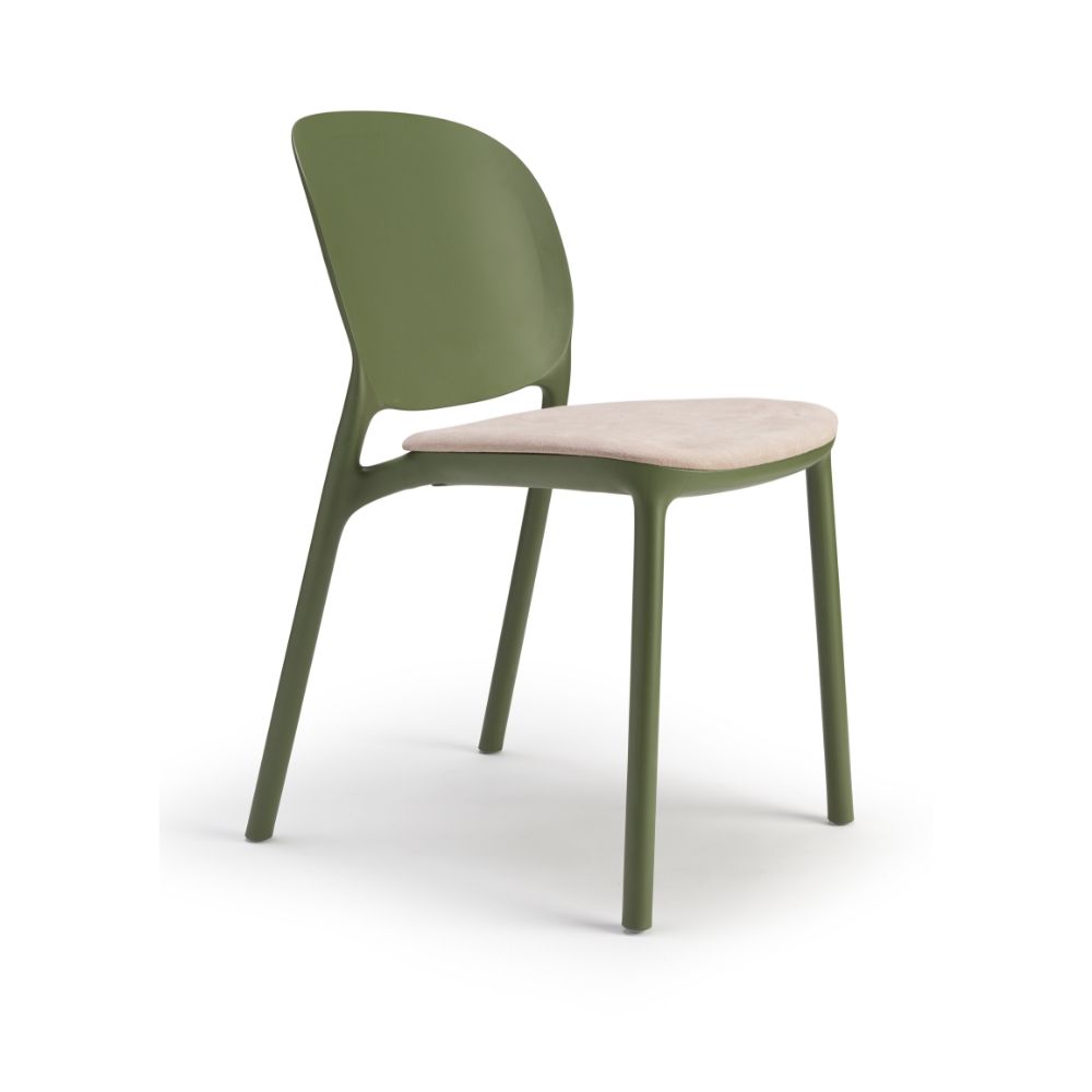 Sedia Scab Hug - Design Sostenibile Tecnopolimero Riciclato Impilabile