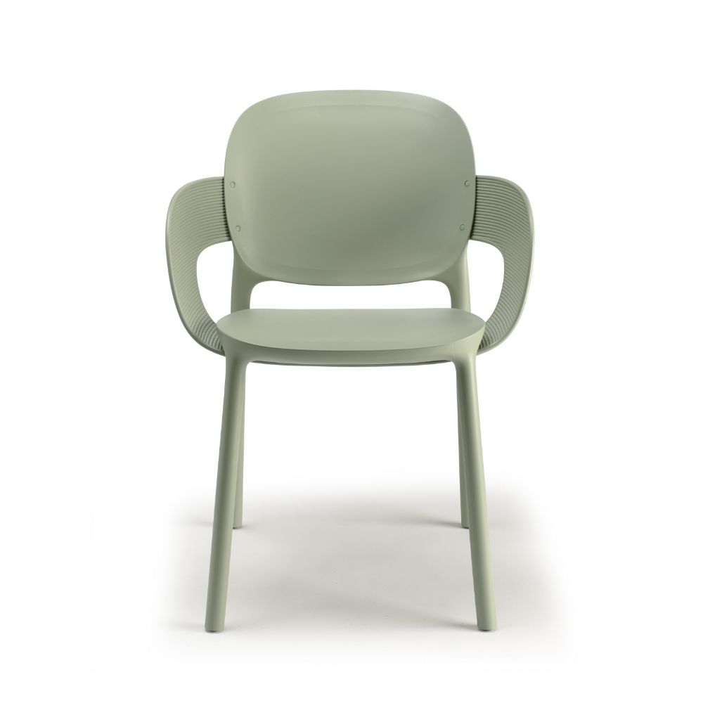 Sedia Scab Hug con Braccioli - Design Sostenibile Riciclato Avvolgente