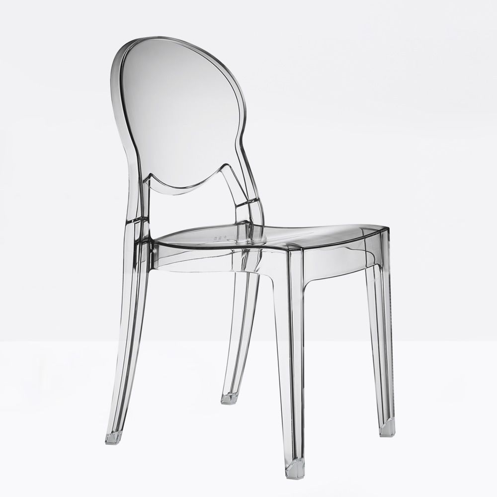 Sedia Scab Igloo Chair - Policarbonato Trasparente Impilabile Certificata CATAS