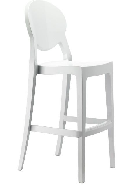 Sgabello Scab Igloo - Policarbonato H65/H74 Impilabile Made in Italy