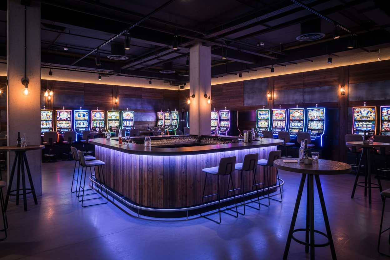 Format Pub Gaming Sala Giochi - Progetto Contract Chiavi in Mano