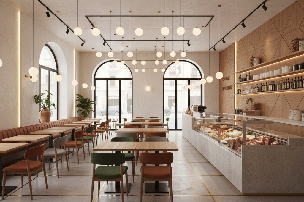 Progetto Paninoteca Food & Beverage - 50 mq / 45 Posti