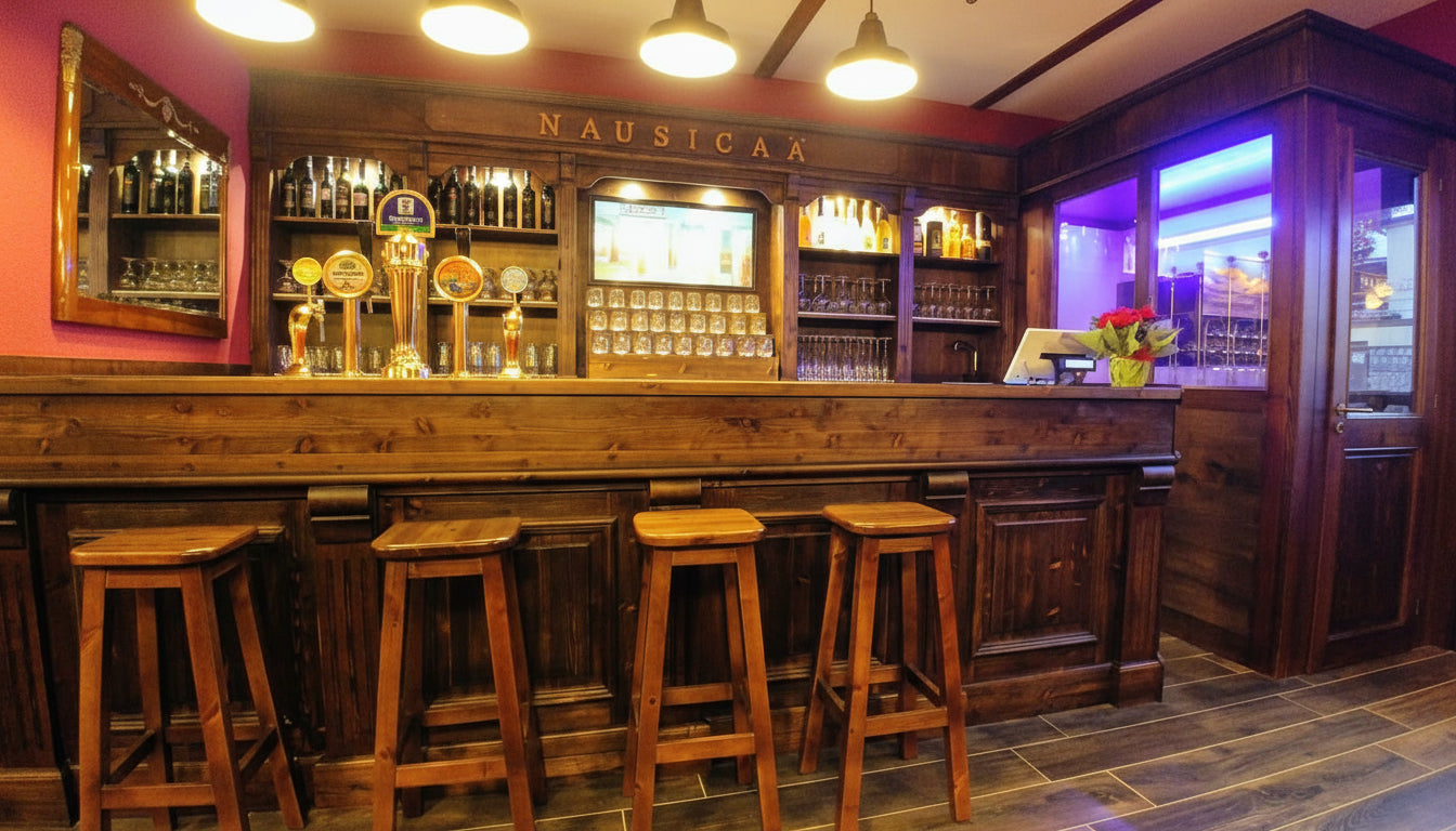 Banconi per irish pub, pub irlandesi su misura con evento design