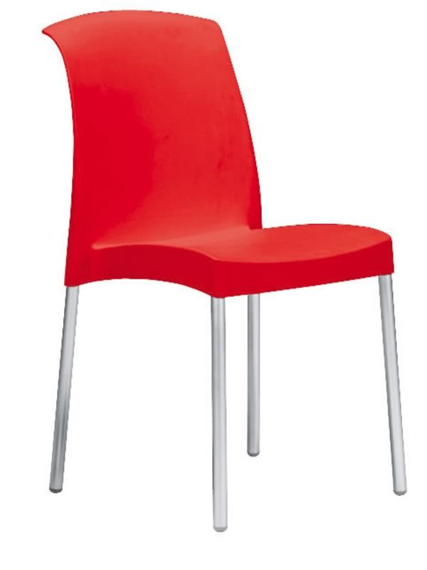 Sedia Scab Jenny - Alluminio Anodizzato e Tecnopolimero Impilabile