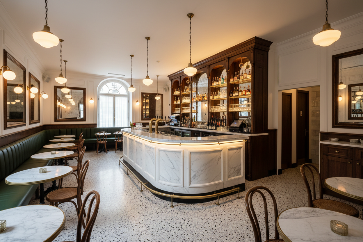 Layout completo brasserie