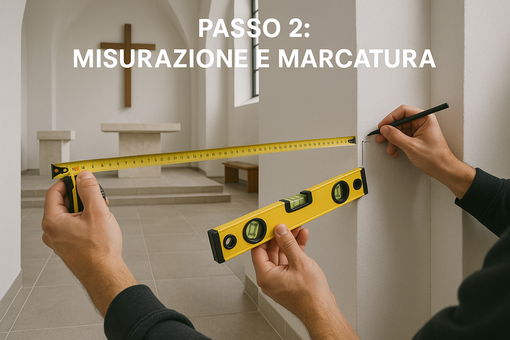 Misurazione e marcatura dello spazio