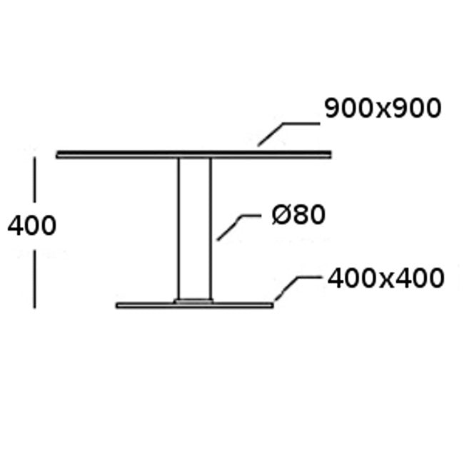 Base in fusione di ghisa H40 23 kg (Copia)