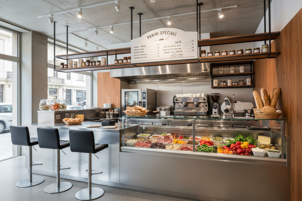 Paninoteca Counter Area