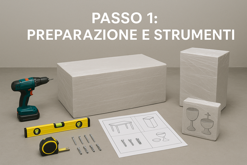 Preparazione e strumenti per installazione