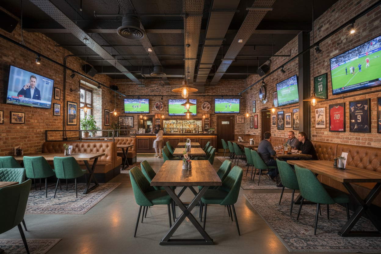 Pub sportivo - Area ristorante