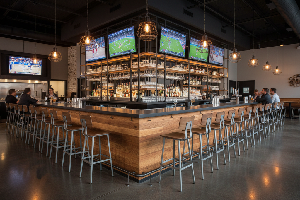 Pub sportivo - Bancone bar